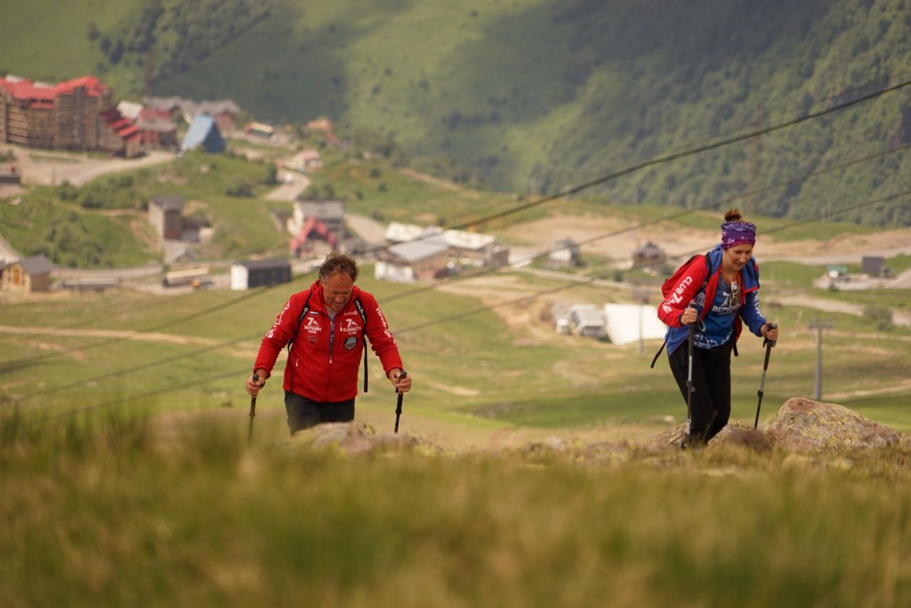 Kazbek восхождение Грузия