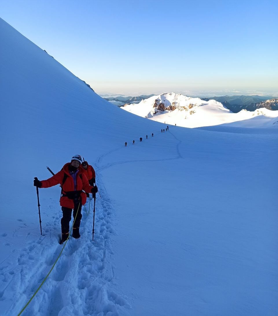 Kazbek восхождение Грузия