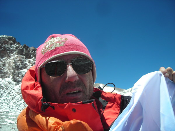 Ojos del Salado. Alex Abramov at 2012, photo 9